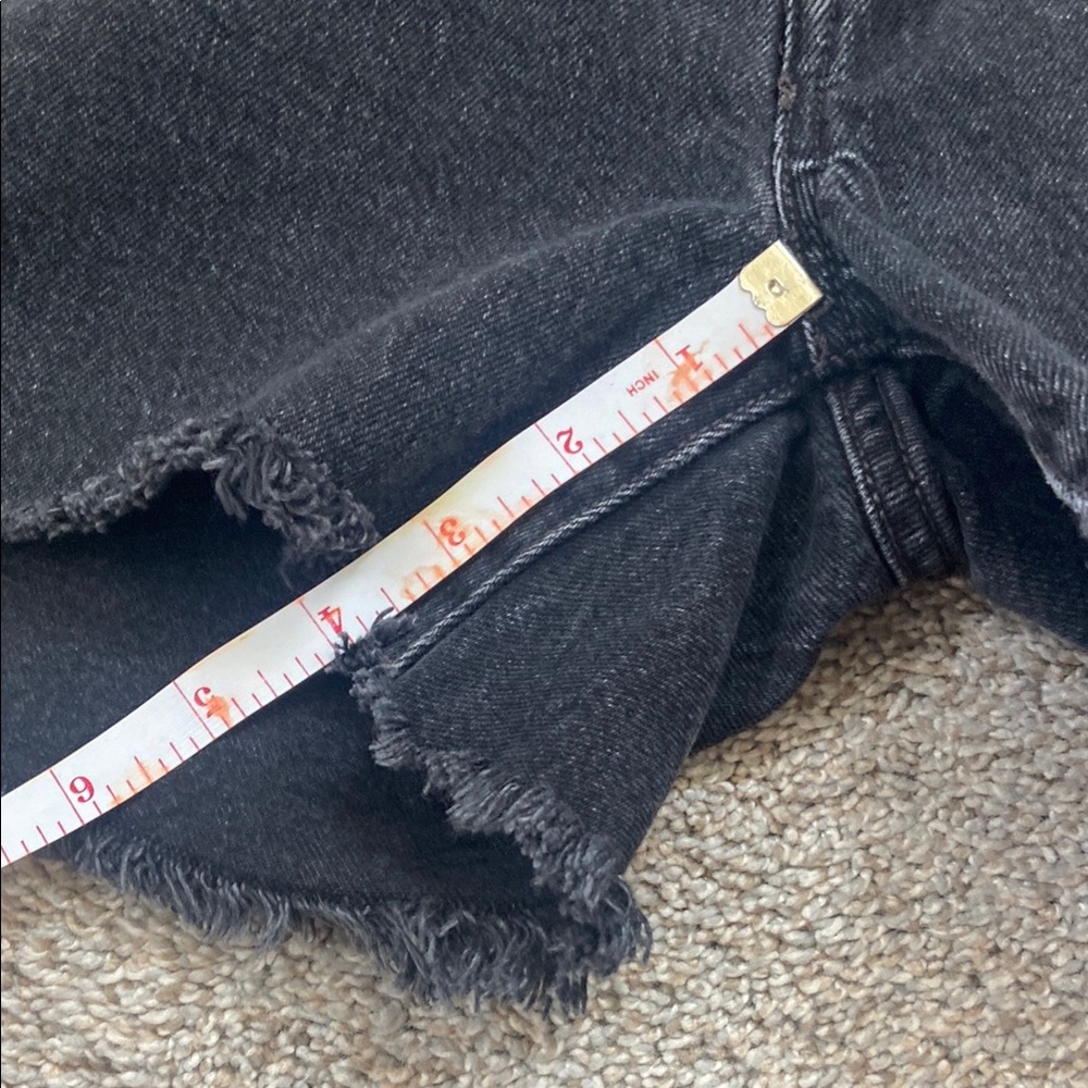 Levi's Black Denim Shorts - Picture 8 of 13